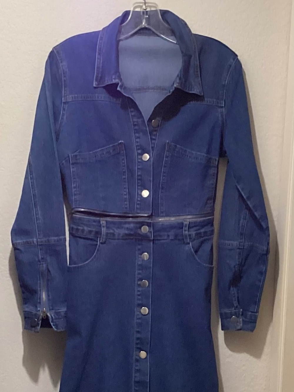 Long Denim Long Dress or Jacket .